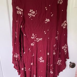 Elegant boho mini dress